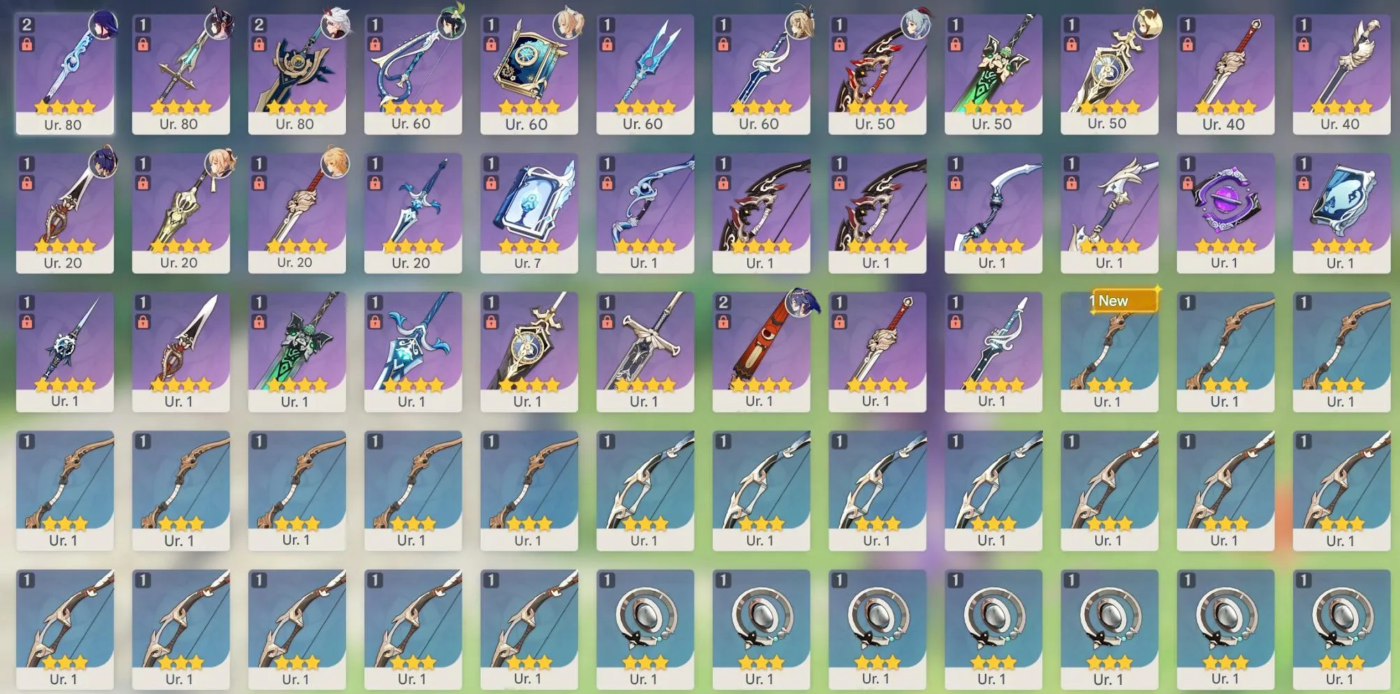 GI1161 High AR44 Boosted with Raiden Shogun, Ganyu, Itto, Venti, Dehya, Keqing, Jean, Bennett C4, Xinyan C4, The Catch 